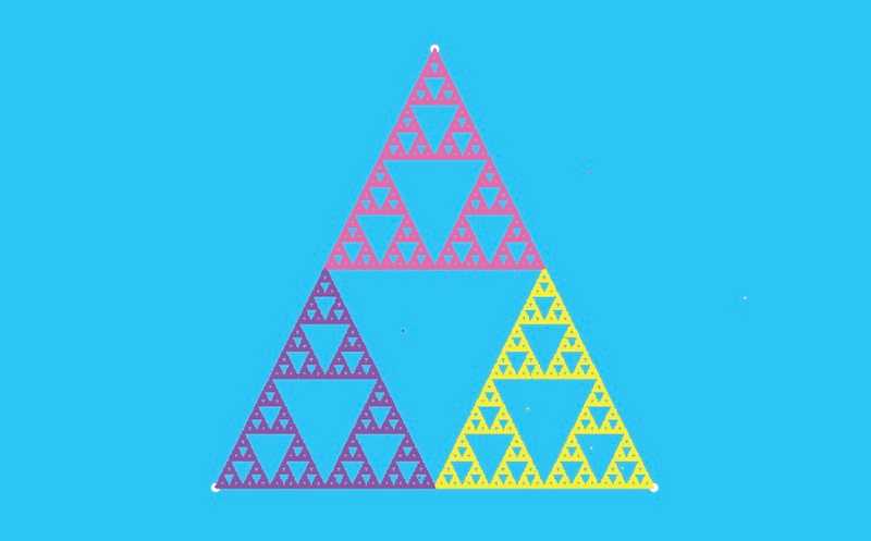 "The Chaos Game Part 1" code example