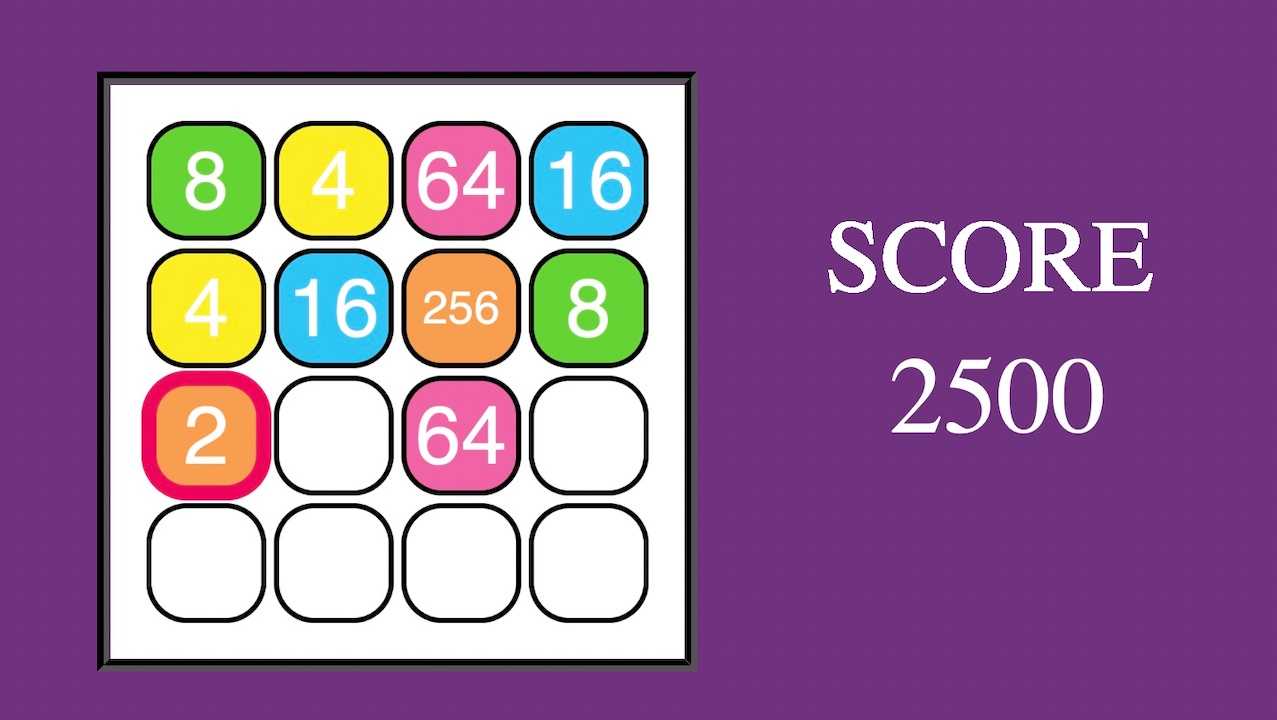 2048 Sliding Puzzle Game